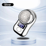 Men Shaving Tool Usb Rechargeable Portable Electric Shaver with Led Battery Display for Men Waterproof Mini Travel Rotary Razor