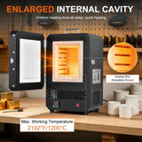 Electric Melting Furnace 1500W With PID Digital Control