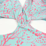 TW Sexy High Waist One Piece Swimsuit Women V Neck 2024 Long Sleeve Bathing Suit Brazilian Swimwear Monokini Summer Beachwear