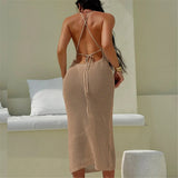 3D Flowers Hollow Out Backless Crochet Knit Tunic Beach Cover Up Cover-ups Beach Dress Beach Wear Beachwear Female Women K6561