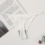 4Pcs/Set Women G-String Thongs Seamless Panties Sexy Lingerie Low Rise Female G-String High Cut Pantys Underwear