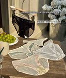 2026 Mid-waist Lace Panties Seamless Soft Mulberry Silk Bottom Crotch Women's Lace Panties Women