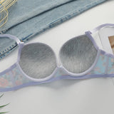 2-Pieces High quality Women's Flower Printed Bra Underwear Set Women's Autumn/Winter New Underwear Underwear Underwear A2173