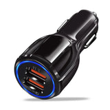 Vumpach 6 Ports USB Car Charge 75W Quick Charge 3.0 Fast Charging For iPhone 13 12 11 Pro Samsung Xiaomi Portable Phone Charger