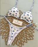 2026 New Sexy Prints Mciro Bikini Set Women Holiday Swimsuit Lace-up Swimwear 2 Piece Set Backless Biquine Brasileiro Beachwear
