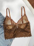 Women's Sexy Embroidered Lace Underwear Without Steel Rings Convolute Push Up Breathable Shoulder Straps Adjustable Bra MR2641