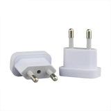 1 Pcs 4.8mm Power Plug Adapter US To EU Euro Europe Plug Power Plug Converter Travel Adapter Power Converter Outlet