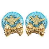 Christmas 2.8"Mouse Ears Hair Clips For Children Sequins Bow Hairpins Girls Festival Party DIY Hair Accessories
