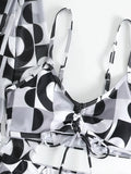 New Sexy 3 Pieces Suit for Women Neck Hanging Bikini Set+Cover-up Swimwear Sunproof Tankini High Waist Shorts Swimsuit Beachwear