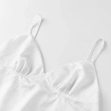 Women Solid Color Satin Cami Tops V Neck Sleeveless Floral Jacquard Pattern Summer Flowy Crop Vest