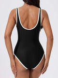 2026 Sexy Strappy Swimsuit One Piece Black Swimwear Female Solid Bathers Bathing Swimming Swim Suit Beachwear