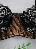 Women's sexy bra set 2-piece leopard print lace lingerie set European and American hot fashion style A3135