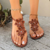 Summer Women Sandals 2026 Slip on Lightweight Flat Designer Shoes Bohemian Vacation Beach Footwear Sandals