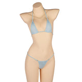 DEKA Solid Women Transparent Mini Micro Bikini Set Bandage Thong Underwear G-String Bra Swimsuit Brazilian Swimwear Sleepwear