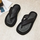 2025 Women's Flat Flip Flops Sandals Black White Summer Shoes Casual Outdoor Wear Beach Vacation Slides