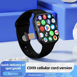 CD99 Smart Watch 8GB RAM AMOLED Wifi ROM GPS 128GB Position APP Download Bluetooth Men Women Cellular Card Version Smartwatch