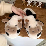 Halloween Christmas Cartoon Cow Kigurumi Unicorn Pajama Slipper Jumpsuit Women's Cute Zipper Hooded Sleepwear Onesies Winter