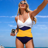 One Piece Swimsuit 2026 New Halter Push Up Swimwear Women Swimsuit Bathing Suit Beachwear Monokini Female Swimming Suits