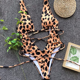 Deep V Neck Wrap Around High Cut Women Swimwear One Piece Swimsuit Female Monikini Tummy Cut Out Bathing Suit Swim Beach Wear