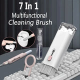 7 in 1 Laptop Keyboard Cleaning Kit Computer Keyboard Cleaner Brush Earphones Cleaning Pen For AirPods iPhone Keycap Puller Set