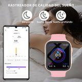 Fashion Sports Smart Watch  Men & Women 1.83in Full Touch Screen Fitness Tracker  Watch