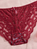 6-Piece Set Lace Women's Underwear Set No Lining Lace Push up Bra Comfortable Fitting Sexy Mesh Lace Panties Women's Bra Set