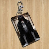 scary H-Homicipher Mr shriek Cartoon Singer Anime Card Keychain Fashion Pendant Bag ID Door Card Case Bus Card Cute Adult