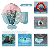Mambobaby No Inflation Safe Harness Baby Swim Ring Pool Float