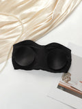 Sexy strapless front button bra, detachable and seamless bra black and underwire bra push up Lingerie B2744