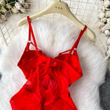 MOYISU Women's Sexy Summer Bodysuit Halter See Through Mesh Lingerie Push Up Pads Euro Style Boho Chic Shapewear Hot Item AU Hot