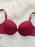 Thickened chest cushion, gathering and lifting underwear set red sexy 2-piece set preferred for dating and gift giving B2051