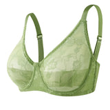 Ultra Thin Plus Size Womens Underwire Support Bra Adjustable Straps No Padding Comfort Leisure Sexy Brassiere