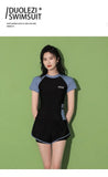 Swimsuit Women's Summer Split Casual Sports Plus Size Swimsuit Conservative Slimming Swimming Pool Swimming Equipment