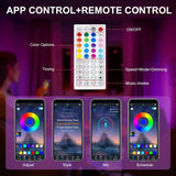 5V Led Strip Lights 5m 10m 20m 30m for TV with APP Control Flexible Ribbon Tape RGB5050 18leds/m LED Backlight for Bedroom Decor