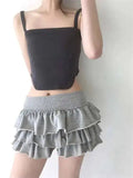Sweet And Spicy Ballet F-length Skirt With Elastic Waist And Lace Hem Flared Cake-aped Ort Skirt For Young Women 8PO5