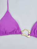 Triangle String Bikini 2026 Women Halter Swimsuit Solid Sexy Swimwear Female Bathers Bathing Swimming Swim Suit Beachwear