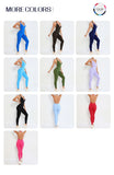 Backless Gym Jumpsuit Sport Overalls Women Nylon Yoga Workout Clothes for Women Fitness Clothing Gym Sets Womens Outfits