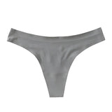 3Pcs/Set Women Panties Ultra-thin Thongs Female Underpants Seamless Underwear Sports Soft Solid Color Low Rise G-string