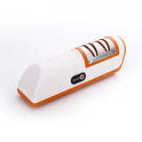 1pc Electric Knife Sharpener Multifunctional Automatic Professional 4 Gears Kitchen Electric Knife Sharpener Kitchen Accessories