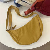 Nylon Hobos Women's Shoulder Dumpling Bag Large Capacity Travel Crossbody Half Moon Bags Outdoor Phone Pouch Handbags Wholesale