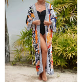 13 Colors Printed With Belt Crochet Knitted Tunic Beach Cover Up Cover-ups Beach Dress Beach Wear Beachwear Female Women K7201