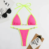 Sexy String Micro Mini Bikinis Set High Waist Swimsuit Thong Swimsuit Swimwear Biquini Conjunto De Bikini Tankini Beachwear
