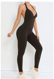 Backless Gym Jumpsuit Sport Overalls Women Nylon Yoga Workout Clothes for Women Fitness Clothing Gym Sets Womens Outfits