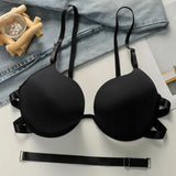 European and American style plus size pull up bra, black lingerie sexy Lingerie 3/4 cup daily oversized underwear MR3460