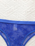 Women's sexy embroidered lace floral underwear with low waist and no marks easy to wash and dry triangular underwear C2456