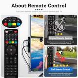 DLUXURY Digital Converter Box for TV, Mini ATSC Tuner [Hidden Behind TV], Watch & Record Free Over-The-Air Channels