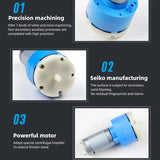 DC12V/24V Mute 60APM Air Pump Negative Pressure 80Kpa 17L/min Device Fish Tank Aeration Pump Medical Device Low Noise Air Pump