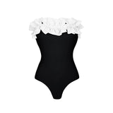2026 New Retro One Piece Swimsuit Skirt Shoulder Strappy Swimsuit Print Floral Swimwear Women Slimming Bathing Suit Beach Wear
