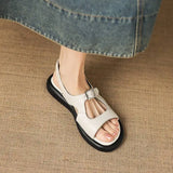 Spring and Summer New Model Fashion Low Heel Women's Shoes Fish Mouth Open-toe Buckle Casual Student Women's Sandals High 2.5cm