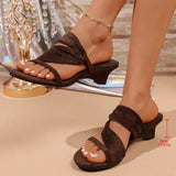 2026 New Summer Women Sandals  Open Toe Slippers for Women Fashion Sandals High Heels